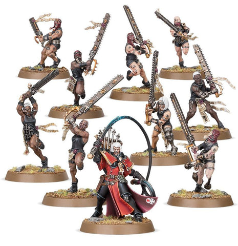 Dit is een afbeelding van het miniatuur Repentia Squad - Adepta Sororitas voor het spel Warhammer, te koop bij Tabletop Miniature Wargames spellenwinkel Speldorado in delft
