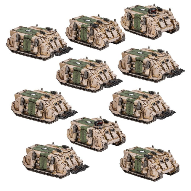 Dit is een foto van het spel Rhino Transport Detachment - Adeptus Astartes te koop bij Speldorado Spellenwinkel Delft