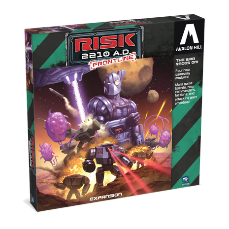 Risk 2210 A.D. Frontline – strategisch bordspel – 2 to 5 spelers