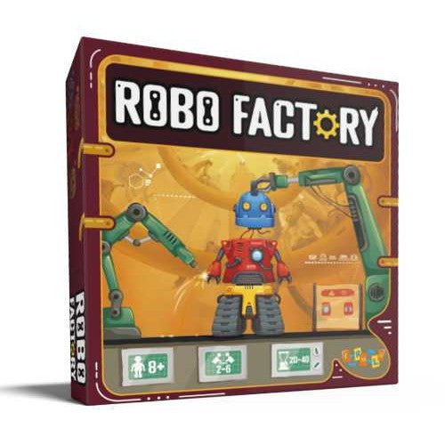 Dit is een foto van het spel Robo Factory verkrijgbaar bij Speldorado Delft.