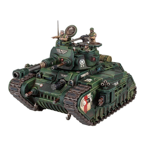 Dit is een afbeelding van het miniatuur Rogal Dorn Battle Tank - Astra Militarum voor het spel Warhammer, te koop bij Tabletop Miniature Wargames spellenwinkel Speldorado in delft