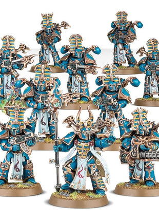 Dit is een afbeelding van het miniatuur Rubric Marines - Thousand Sons voor het spel Warhammer, te koop bij Tabletop Miniature Wargames spellenwinkel Speldorado in delft