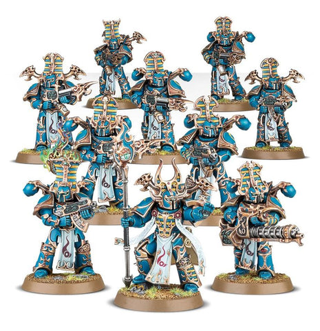Dit is een afbeelding van het miniatuur Rubric Marines - Thousand Sons voor het spel Warhammer, te koop bij Tabletop Miniature Wargames spellenwinkel Speldorado in delft