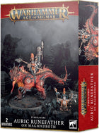 Dit is een afbeelding van het miniatuur Auric Runefather/Magmadroth - Fyreslayers voor het spel Warhammer, te koop bij Tabletop Miniature Wargames spellenwinkel Speldorado in delft