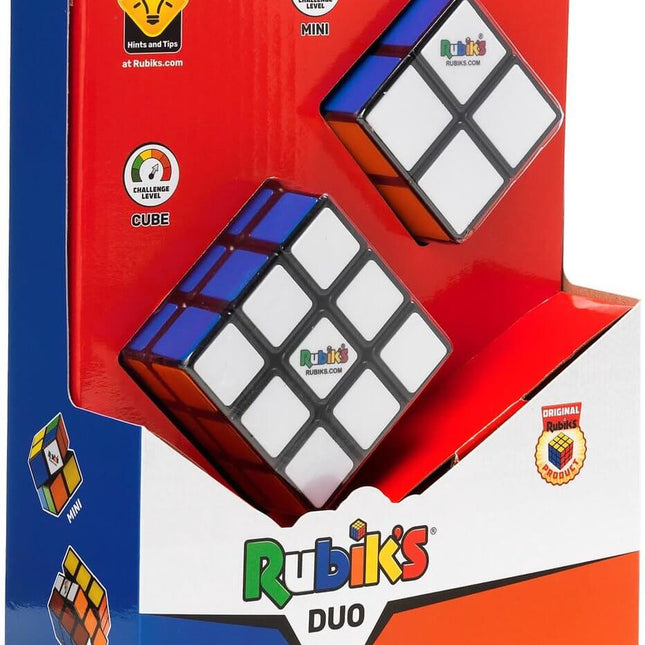 Dit is een foto van het spel Rubik's Duo Pack (3x3, 2x2) te koop bij Speldorado Spellenwinkel Delft