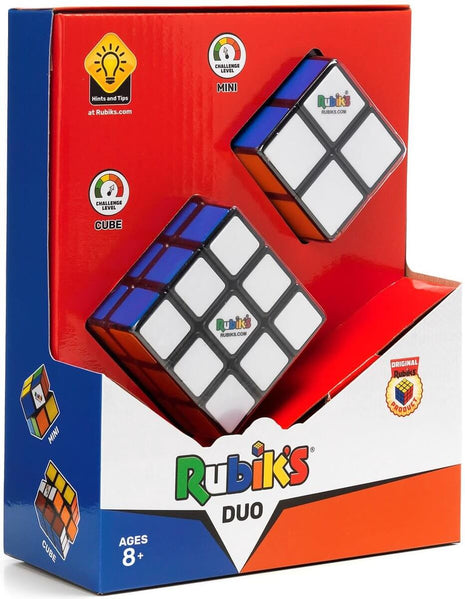Dit is een foto van het spel Rubik's Duo Pack (3x3, 2x2) te koop bij Speldorado Spellenwinkel Delft