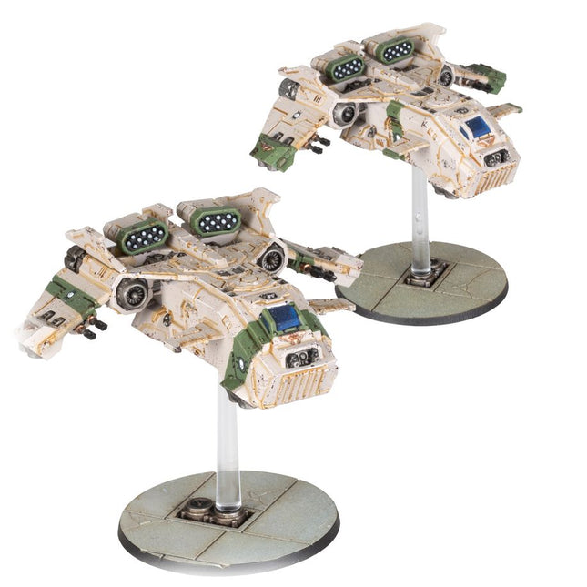 Dit is een foto van het spel Storm Eagle Squadron - Adeptus Astartes te koop bij Speldorado Spellenwinkel Delft