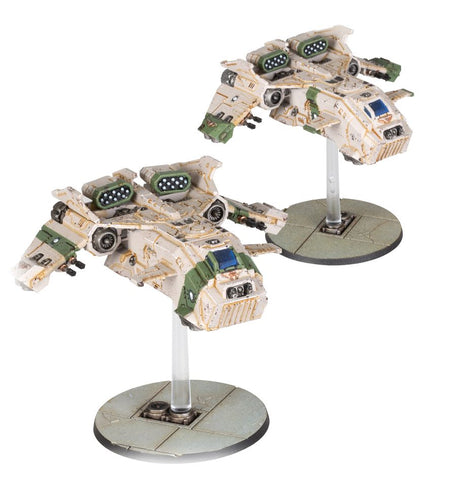 Dit is een afbeelding van het miniatuur Storm Eagle Squadron - Adeptus Astartes voor het spel Warhammer, te koop bij Tabletop Miniature Wargames spellenwinkel Speldorado in delft