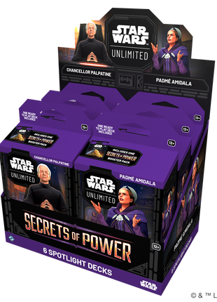 Star Wars Unlimited Spotlight Deck - Secrets of Power– set Genetic - Spotlight Deck
