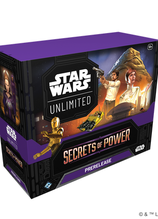 Star Wars Unlimited Pre Release Box - Secrets of Power– set Genetic - Prerelease Box