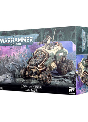 Dit is een afbeelding van het miniatuur Sagitaur - Leagues of Votann voor het spel Warhammer, te koop bij Tabletop Miniature Wargames spellenwinkel Speldorado in delft