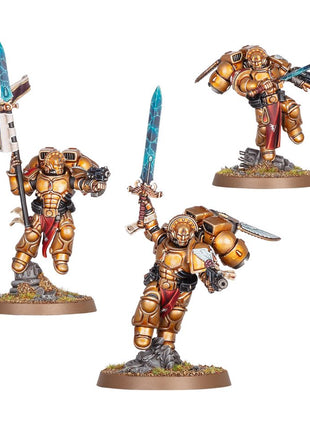 Dit is een afbeelding van het miniatuur Sanguinary Guard - Blood Angels voor het spel Warhammer, te koop bij Tabletop Miniature Wargames spellenwinkel Speldorado in delft