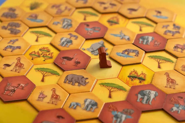 Dit is een foto van het spel Savannah Park te koop bij Speldorado Spellenwinkel Delft