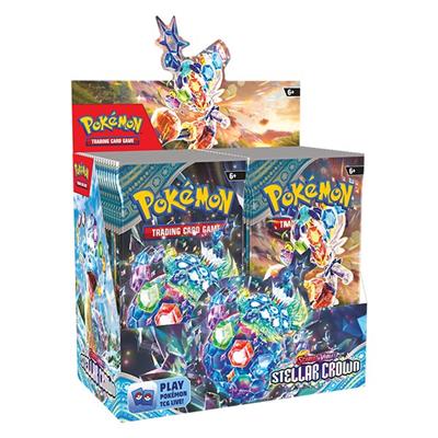 Dit is een foto van het spel Scarlet & Violet 7 Stellar Crown Booster - Pokemon te koop bij Speldorado Spellenwinkel Delft