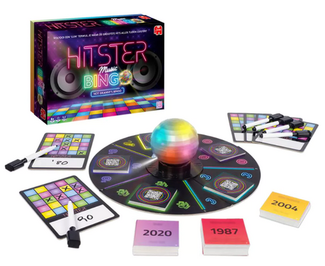 Dit is een foto van het spel Hitster Bingo te koop bij Speldorado Spellenwinkel Delft