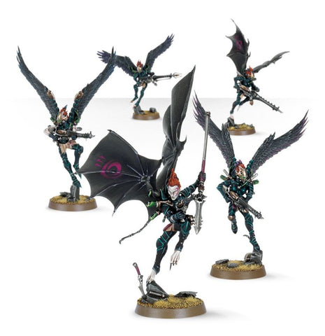 Dit is een afbeelding van het miniatuur Scourges - Drukhari voor het spel Warhammer, te koop bij Tabletop Miniature Wargames spellenwinkel Speldorado in delft
