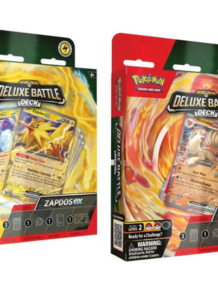 Pokémon TCG Deluxe Battle Deck Ninetales/Zapdos ex  – set Pokemon - Battle Deck