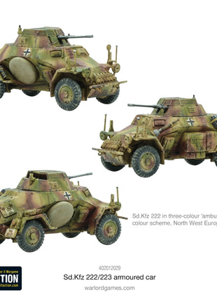 Dit is een foto van het spel Sd.Kfz 222/223 Armoured Car te koop bij Speldorado Spellenwinkel Delft