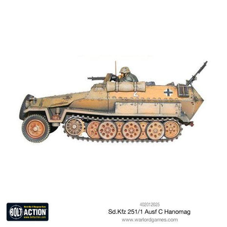 Dit is een foto van het spel Sd.Kfz 251/1 Ausf C Hanomag te koop bij Speldorado Spellenwinkel Delft