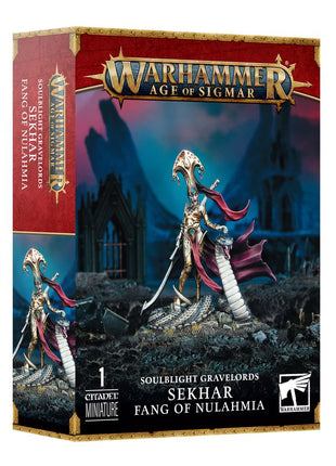Warhammer Age of Sigmar Sekhar Fang Of Nulahmia - Soulblight Gravelords– AoS miniaturen set