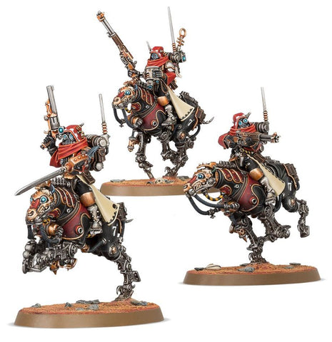 Dit is een afbeelding van het miniatuur Serberys Raiders - Adeptus Mechanicus voor het spel Warhammer, te koop bij Tabletop Miniature Wargames spellenwinkel Speldorado in delft