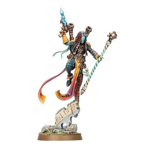 Dit is een afbeelding van het miniatuur Shadowseer - Aeldari voor het spel Warhammer, te koop bij Tabletop Miniature Wargames spellenwinkel Speldorado in delft