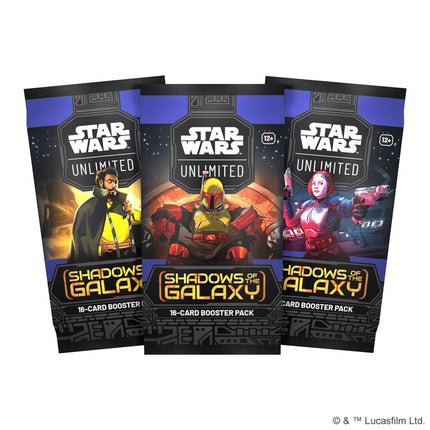 Dit is een foto van het spel Shadows of the Galaxy  - Star Wars Unlimited te koop bij Speldorado Spellenwinkel Delft