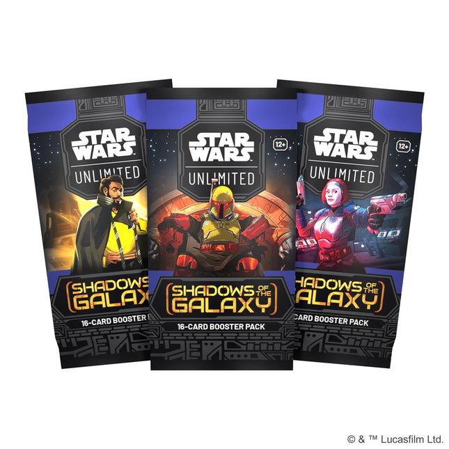 Dit is een foto van het spel Shadows of the Galaxy  - Star Wars Unlimited te koop bij Speldorado Spellenwinkel Delft