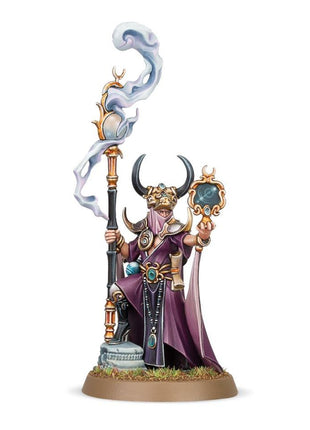 Dit is een afbeelding van het miniatuur Shardspeaker Of Slaanesh - Hedonites of Slaanesh voor het spel Warhammer, te koop bij Tabletop Miniature Wargames spellenwinkel Speldorado in delft