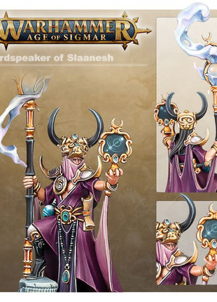 Warhammer Age of Sigmar Shardspeaker Of Slaanesh - Hedonites of Slaanesh– AoS miniaturen set