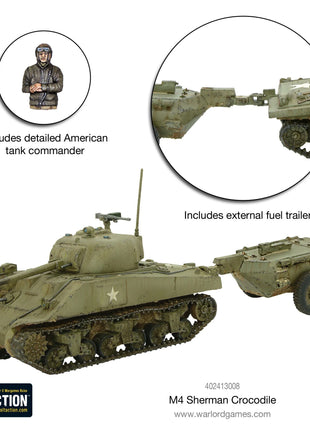 Dit is een foto van het spel Sherman Crocodile Flamethrower Tank te koop bij Speldorado Spellenwinkel Delft
