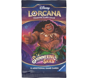 Dit is een foto van het spel Shimmering Skies Booster - Disney Lorcana te koop bij Speldorado Spellenwinkel Delft