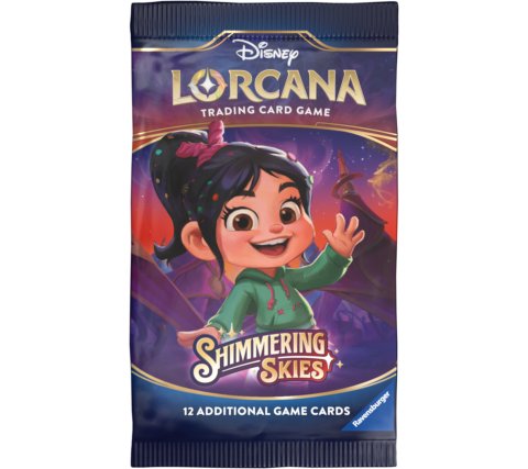 Dit is een foto van het spel Shimmering Skies Booster - Disney Lorcana te koop bij Speldorado Spellenwinkel Delft