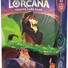 Dit is een foto van het spel Shimmering Skies Starter Deck - Scar & Kronk - Disney Lorcana te koop bij Speldorado Spellenwinkel Delft