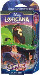 Disney Lorcana Shimmering Skies - Starter Deck - Scar & Kronk– set Shimmering Skies - Starter