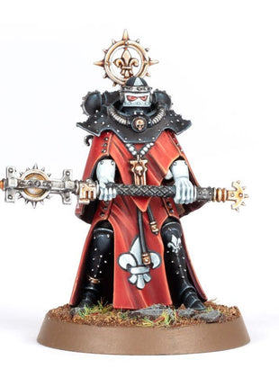 Dit is een afbeelding van het miniatuur Sister Dogmata- Adepta Sororitas voor het spel Warhammer, te koop bij Tabletop Miniature Wargames spellenwinkel Speldorado in delft