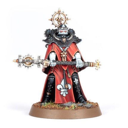 Dit is een afbeelding van het miniatuur Sister Dogmata- Adepta Sororitas voor het spel Warhammer, te koop bij Tabletop Miniature Wargames spellenwinkel Speldorado in delft