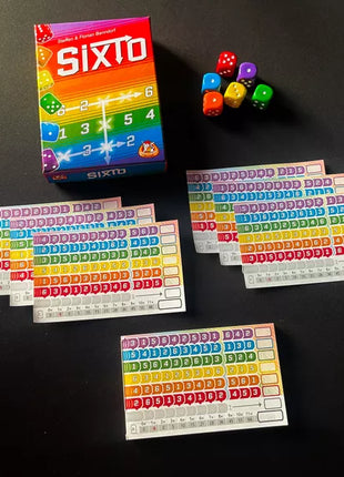 Dit is een foto van het spel Sixto te koop bij Speldorado Spellenwinkel Delft