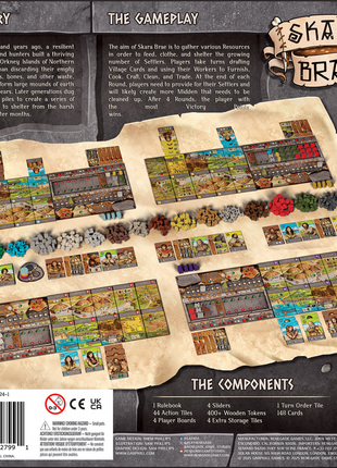 Dit is een foto van het spel Skara Brae te koop bij Speldorado Spellenwinkel Delft