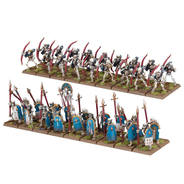 Dit is een foto van het spel Skeleton Warriors - Tomb Kings of Khemri te koop bij Speldorado Spellenwinkel Delft