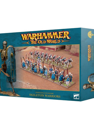 Dit is een afbeelding van het miniatuur Skeleton Warriors - Tomb Kings of Khemri voor het spel Warhammer, te koop bij Tabletop Miniature Wargames spellenwinkel Speldorado in delft