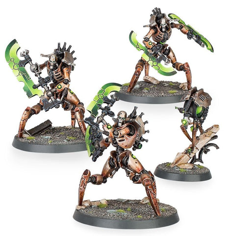 Dit is een afbeelding van het miniatuur Skorpekh Destroyers - Necrons voor het spel Warhammer, te koop bij Tabletop Miniature Wargames spellenwinkel Speldorado in delft