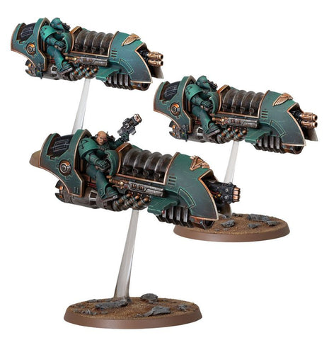 Dit is een afbeelding van het miniatuur Sky-Hunter Squadron - Horus heresy voor het spel Warhammer, te koop bij Tabletop Miniature Wargames spellenwinkel Speldorado in delft