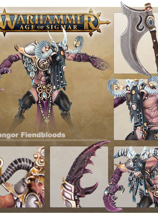 Dit is een afbeelding van het miniatuur Slaangor Fiendbloods - Hedonites of Slaanesh voor het spel Warhammer, te koop bij Tabletop Miniature Wargames spellenwinkel Speldorado in delft