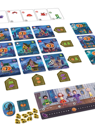 Snoepfiches en traktatiekaarten in Tricky Treats – verzamelen van snoepgoed