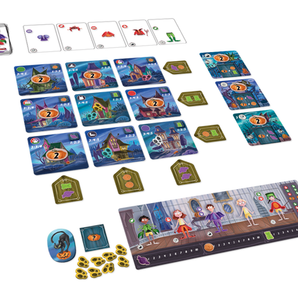 Snoepfiches en traktatiekaarten in Tricky Treats – verzamelen van snoepgoed