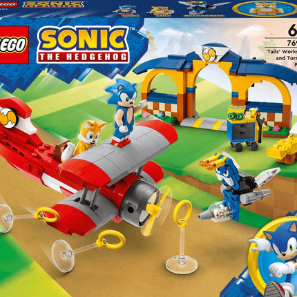 Sonic the Hedgehog Tails' werkplaats en Tornado vliegtuig - 76991, 38538501 van Lego te koop bij Speldorado !