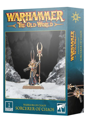 Warhammer: The Old World Sorcerer Of Chaos - Warriors of Chaos – fantasy miniaturen set Warhammer: The Old World Sorcerer Of Chaos - Warriors of Chaos – fantasy miniaturen set
