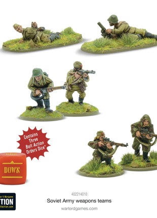 Dit is een foto van het spel Soviet Army Weapons Teams te koop bij Speldorado Spellenwinkel Delft