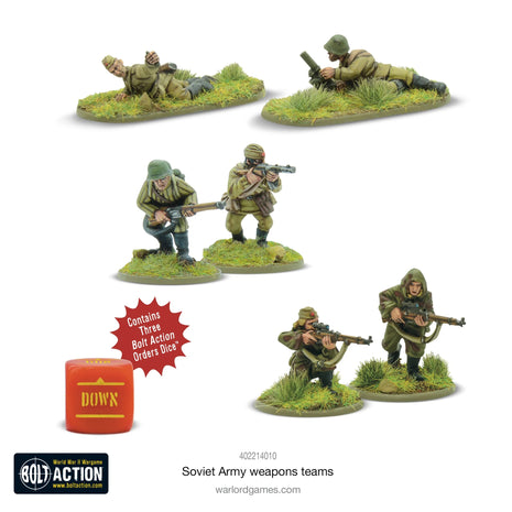 Dit is een foto van het spel Soviet Army Weapons Teams te koop bij Speldorado Spellenwinkel Delft